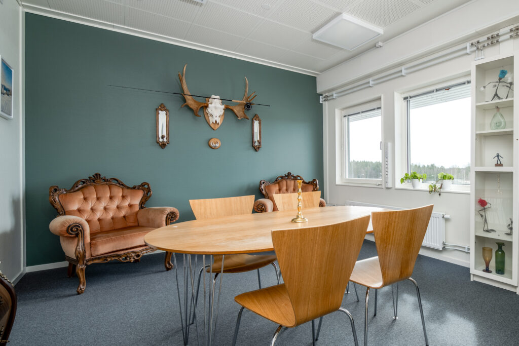 Personalrum i Hudiksvalls kommuns kontorslokaler på Ulvberget.